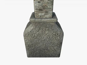 medieval fireplace 3D Model