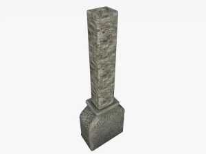 medieval fireplace 3D Model