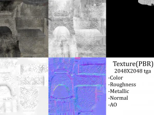 medieval fireplace 3D Model