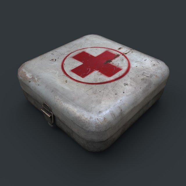 first aid kit 3D-Modell .c4d .max .obj .3ds .fbx .stl .blend 