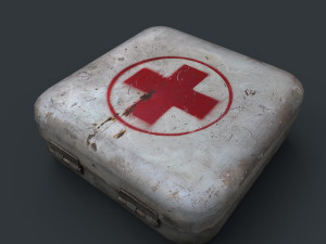 first aid kit 3D-Modell