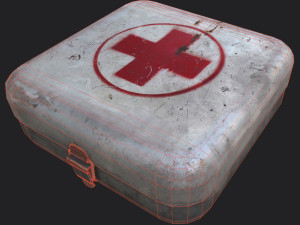first aid kit 3D-Modell