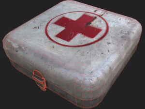 first aid kit 3D Model