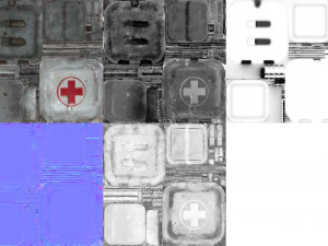 first aid kit 3D Model