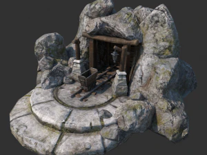 old abandoned mine 3D Model