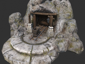 old abandoned mine 3D Model