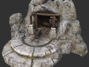 old abandoned mine 3D Model