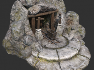 old abandoned mine 3D Model