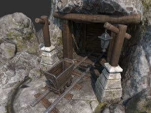 old abandoned mine 3D Model