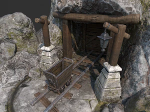 old abandoned mine 3D Model