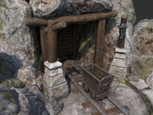 old abandoned mine 3D Model