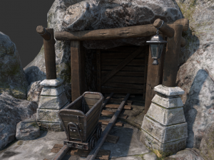 old abandoned mine 3D Model