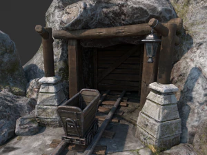old abandoned mine 3D Model