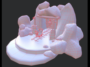 old abandoned mine 3D Model