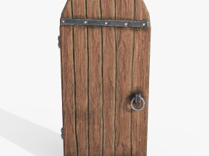 medieval tavern door 3D मॉडल