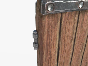 medieval tavern door 3D Model