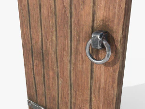 medieval tavern door 3D Model