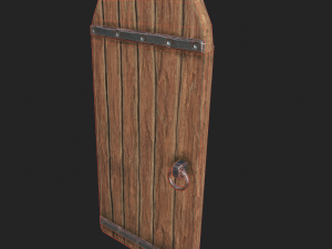 medieval tavern door 3Dモデル
