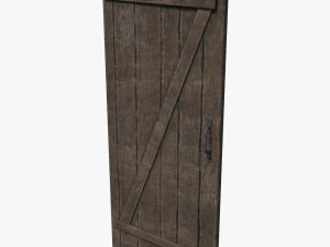 medieval door and window 3D Model