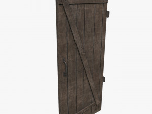 medieval door and window 3D मॉडल