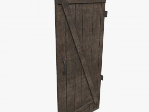 medieval door and window 3D Model