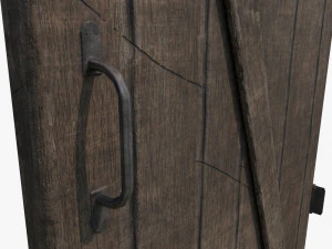 medieval door and window 3D Model