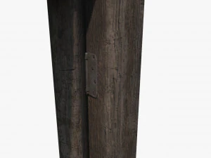 medieval door and window 3D Model