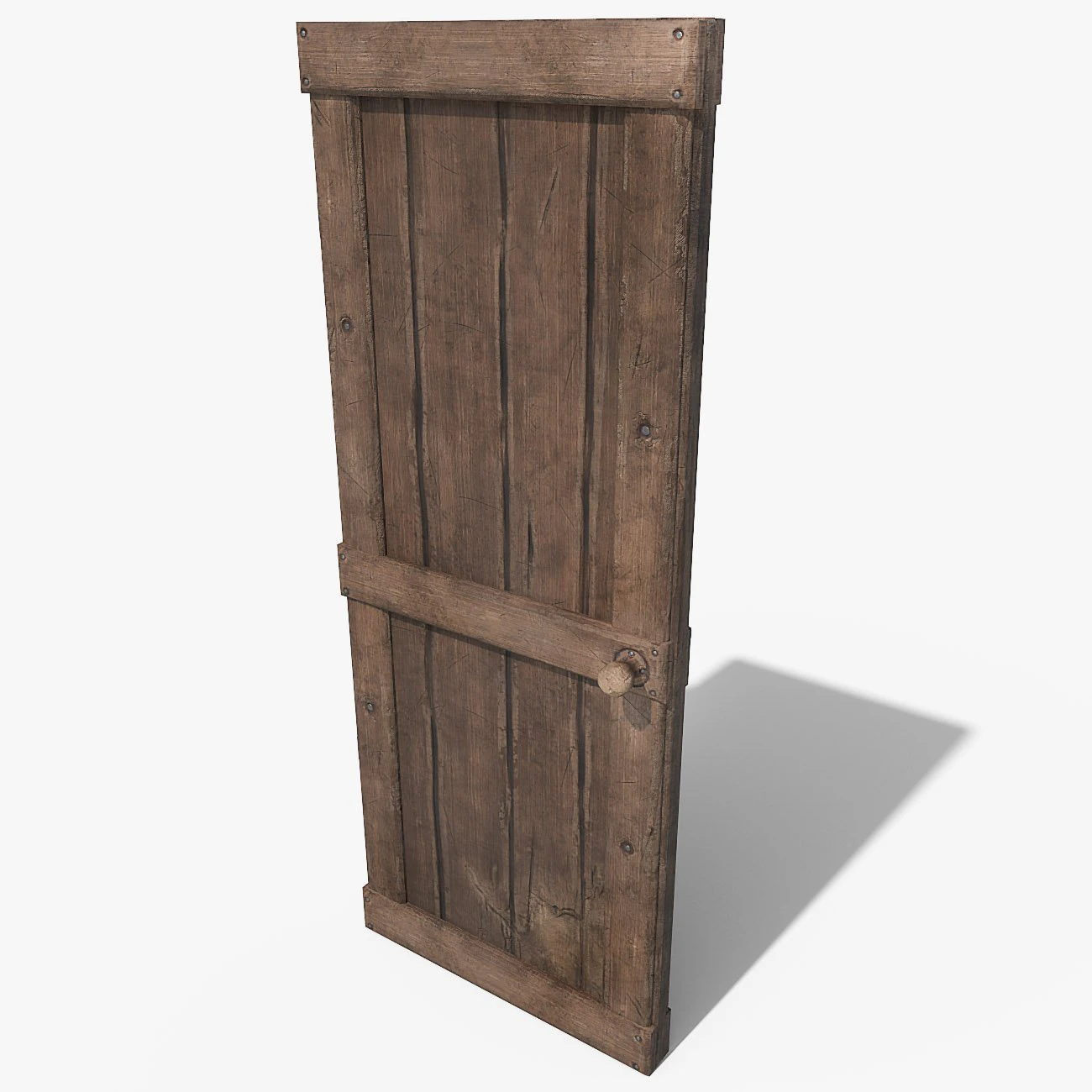 medieval door 3D Model .c4d .max .obj .3ds .fbx .stl .blend 