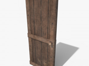 medieval door Model 3D