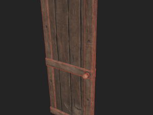 medieval door 3D Model