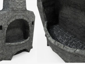medieval oven 3D Model