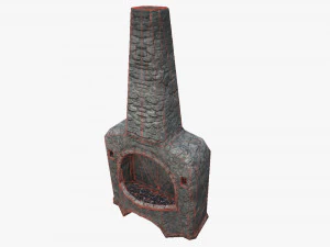 medieval oven 3D Model