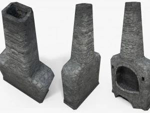 medieval oven 3D Model