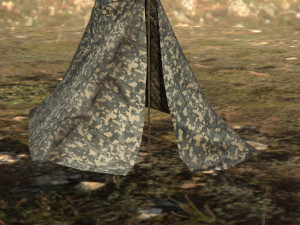 army tent 3D 模型