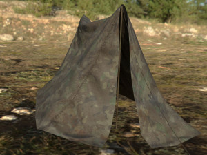 army tent 3D 模型