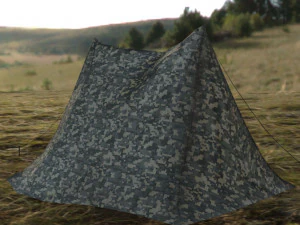 army tent 3D Model