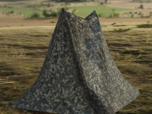 army tent 3D 模型