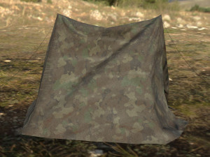 army tent 3D 模型