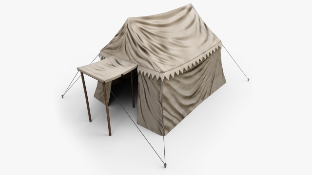 big tent Model 3D .c4d .max .obj .3ds .fbx .stl .blend 