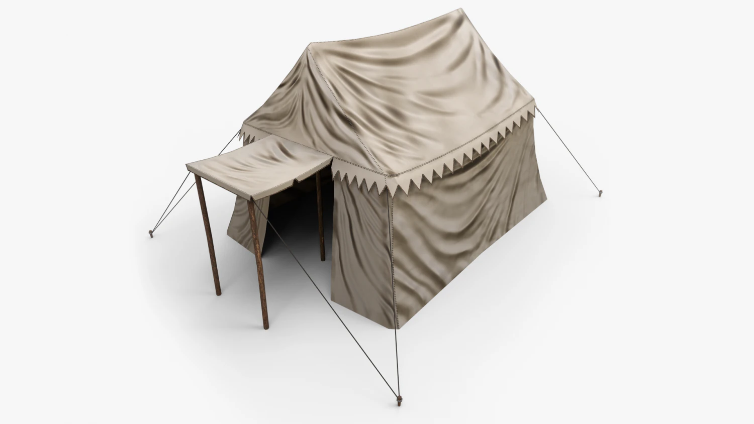 big tent 3D Model .c4d .max .obj .3ds .fbx .stl .blend 