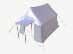 big tent Model 3D