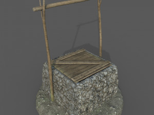 tropical well 3Dモデル