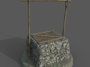 tropical well 3D Model