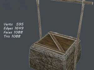 tropical well 3D Model