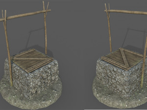 tropical well 3D 模型
