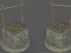 tropical well 3D Model
