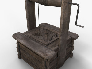 wooden well 3D Model