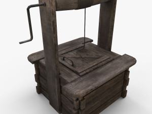 wooden well 3D Model