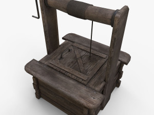 wooden well 3D Model