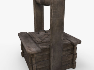wooden well 3D Model